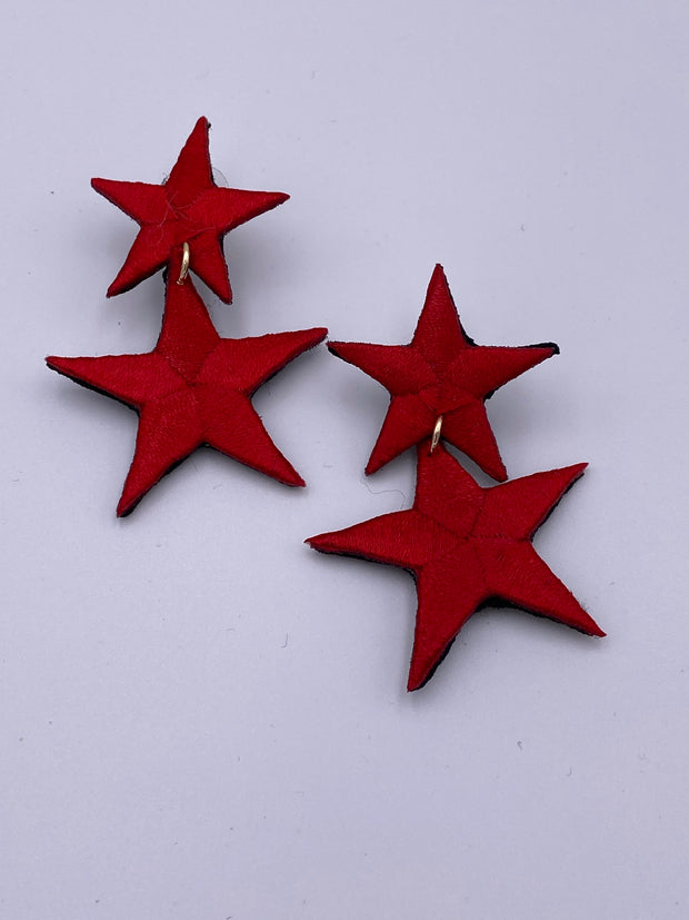 Blue and Red Stars