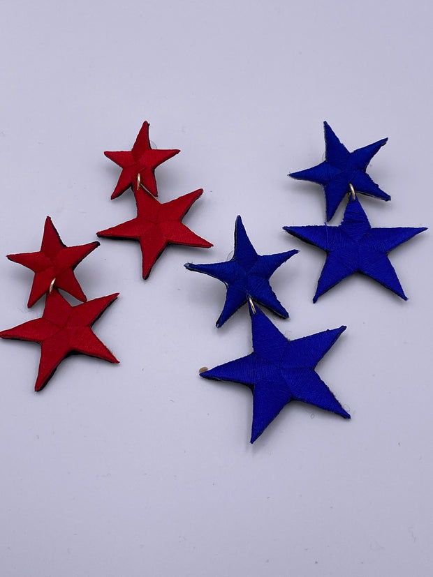 Blue and Red Stars