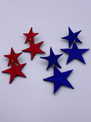 Blue and Red Stars